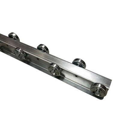 Ultimation Flow Rail, 5, Staggered Steel Wheels ULT-FR-GALV-5-20